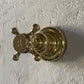 BT93 Heritage wall mounted solid brass spout cold & hot handles