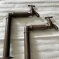 BT16 No 2 traditional bib taps with upstands Any size