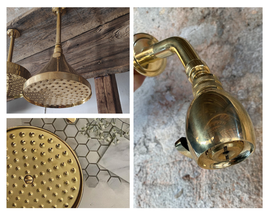 different styles of showerheads 