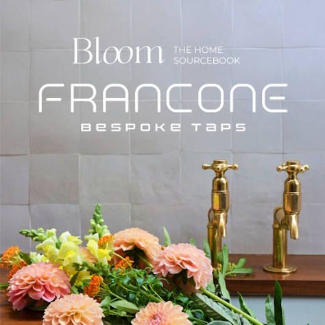 Francone Bespoke Taps Featured in Bloom – A Curated Source of Kitchen Inspiration