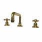 BT19 Three-hole basin tap in solid brass