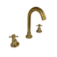 BT1 3 holes deck mounted basin tap solid brass
