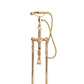 BT23TF Floor mounted thermostatic bath filler with hand shower