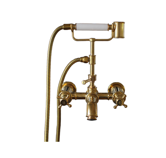 BT23Z Bold wall mounted bath filler with hand shower