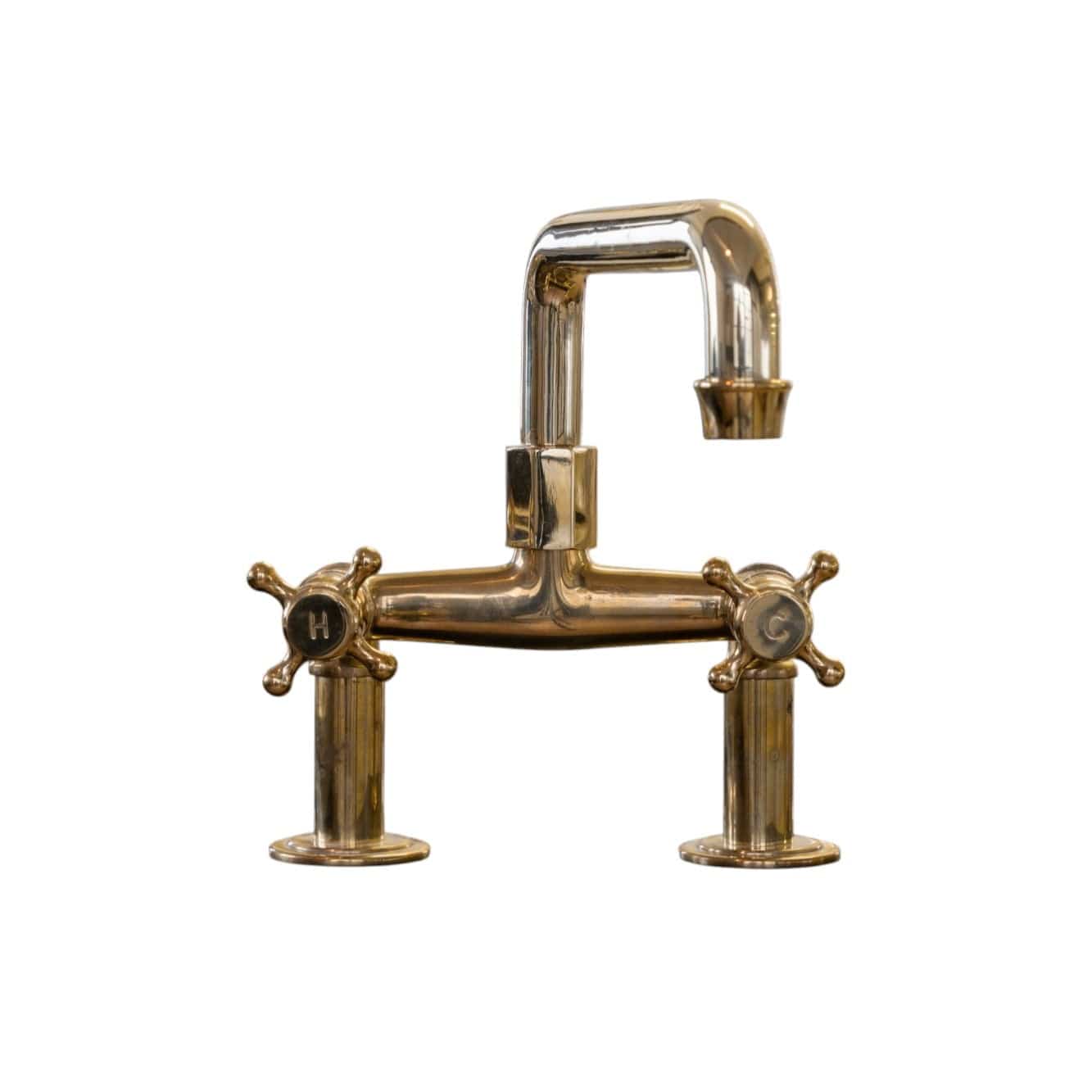 BT29 Traditional deck mounted vintage tap – Francone Bespoke Taps