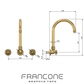BT32 Wall mounted bespoke swivel spout