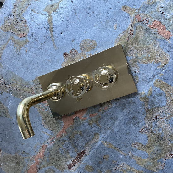 BT33T Wall mounted concealed thermostatic basin & bath tap