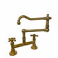 BT55 articulated kitchen tap with custom base