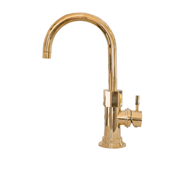 BT66C Timeless mixer tap with swivel curve spout