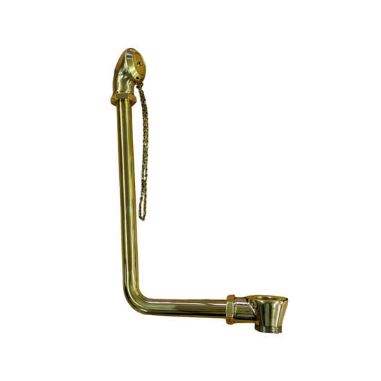 BTA13 Bath waste & overflow in solid brass for exposed bathtubs