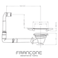 BTA18O Basket Strainer Waste 90 with Overflow