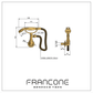 BTS26 Traditional wall mounted hand shower