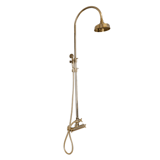 BTS30 Thermostatic column shower with hand shower