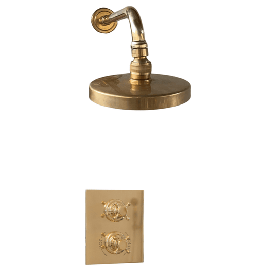 BTS33 Concealed thermostatic shower standard flat shower head