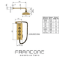 BTS40 Dual control concealed thermostatic shower with hand shower