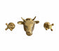 BT85 Wall mounted taps with Bull head