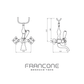 Technical drawing with dimensions for the Francone BT23S traditional solid brass wall mounted bath filler faucet.