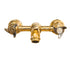 Traditional Francone BT25Z solid brass wall-mounted bath filler faucet for the bathroom.