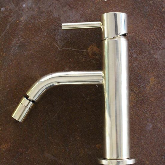 The Francone BT64B bidet mixer tap, an elegant solid brass bathroom faucet.