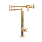 Francone BT6D traditional deck mounted kitchen pot filler faucet in solid brass.