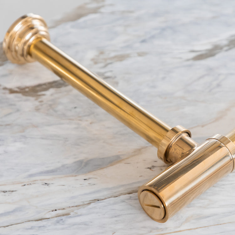 Francone BTA19 solid brass modern bottle trap waste for bathroom basins, made in Italy.