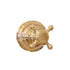 Francone BTA5 traditional wall-mounted bath and shower diverter faucet in polished solid brass.