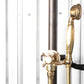 The Francone BTS20 traditional wall-mounted hand shower in solid brass, featuring vintage-style detailing.