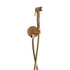 Francone BTS20MS wall mounted hand shower with mixer and spray, handcrafted from solid brass.