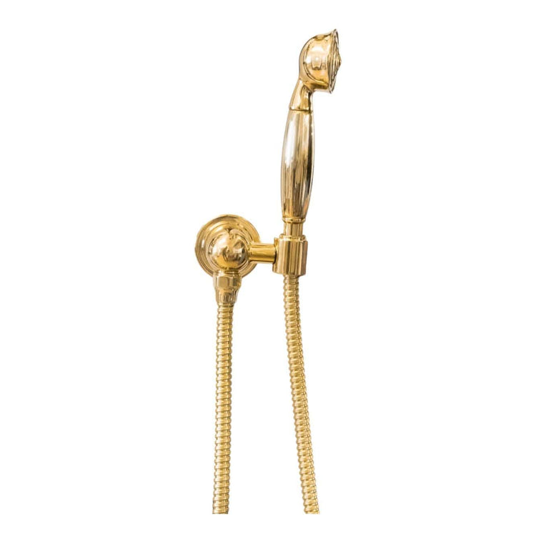 Traditional Francone BTS23 solid brass wall-mounted handheld shower for luxury bathrooms.