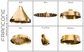 Solid brass shower head shape options for the Francone BTS42 column shower, including Bell, Classic and Slim.