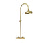 Traditional Francone BTS47 thermostatic column shower in solid brass for luxury bathrooms.