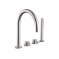 Francone SS52 solid brass bath filler mixer tap and hand shower faucet for luxury bathrooms.