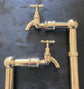 BT62 Traditional floor mounted bath filler hot and cold