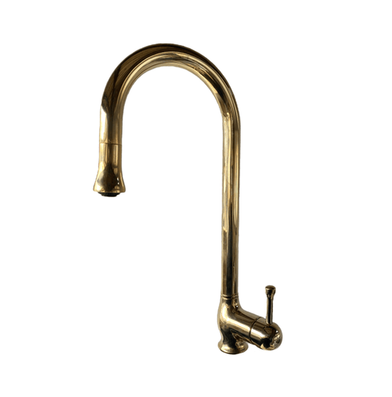 BT79 Classic style kitchen brass tap with pull out