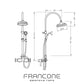 BTS30 Thermostatic column shower with hand shower