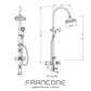 BTS3 Exposed thermostatic column shower with hand shower & bath filler