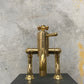 The Francone BT34TD deck-mounted thermostatic bath filler faucet in solid brass.