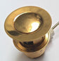 Francone BT47 solid brass pop-up basin waste plug, a traditional Italian bathroom fitting.