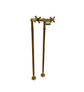 Traditional Francone BT89F solid brass floor-mounted bath filler faucet with custom spout for the bathroom.