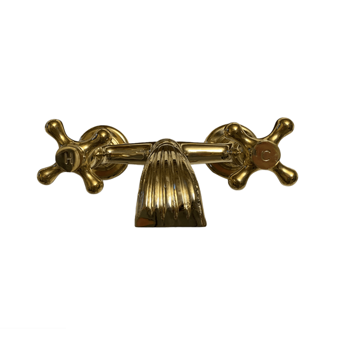 Traditional Francone BT89F solid brass bathroom faucet tap with a decorative custom spout.