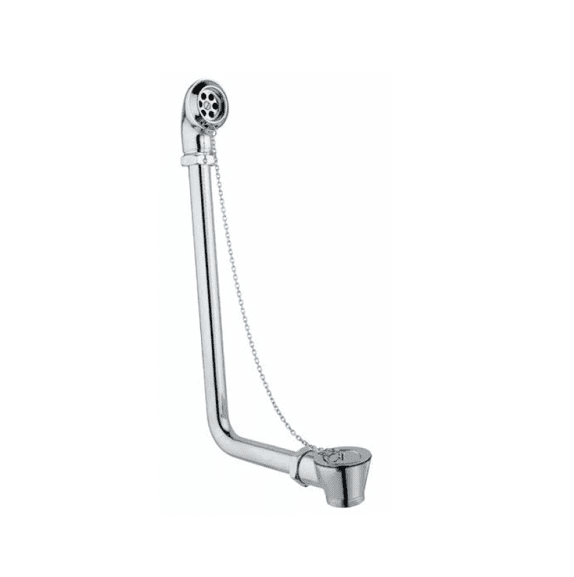 Francone BTA13 brass bath waste and overflow designed for exposed bathtubs.