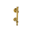 The Francone BTA21 single adjustable pull bar in solid brass is a bespoke luxury bathroom accessory.