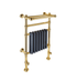 Francone BTR12 traditional floor and wall mounted heated towel rail in solid brass for luxury bathrooms.