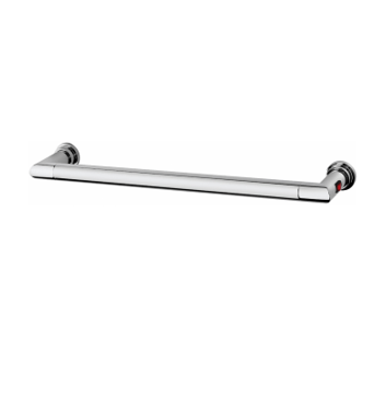 Francone BTR18 linear electric heated towel rail handcrafted in solid brass for luxury bathrooms.