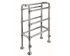 The Francone BTR7 traditional floor-mounted heated towel rail in a polished brass finish for luxury bathrooms.