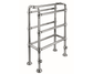 The Francone BTR7 traditional floor-mounted heated towel rail in a polished brass finish for luxury bathrooms.